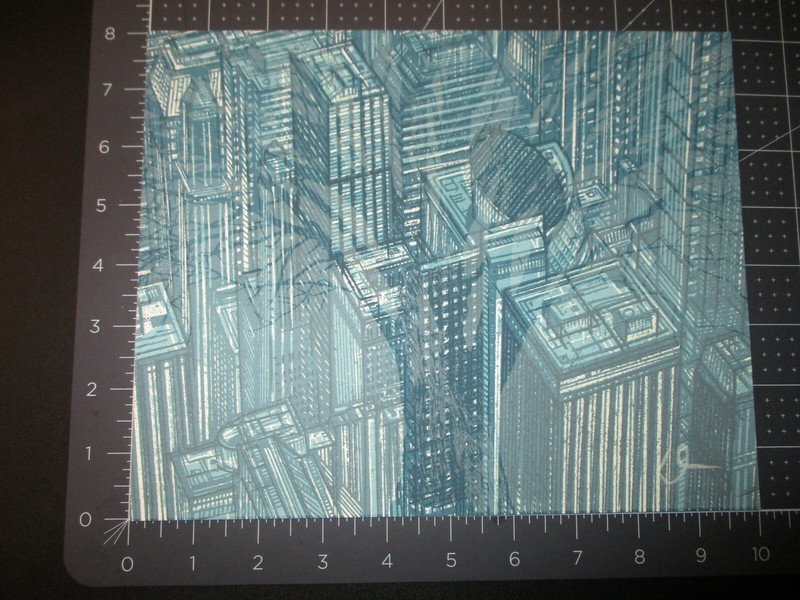 DAN MCCARTHY art print poster Mystery Print cut silkscreen trim 6 One-of-a-kind