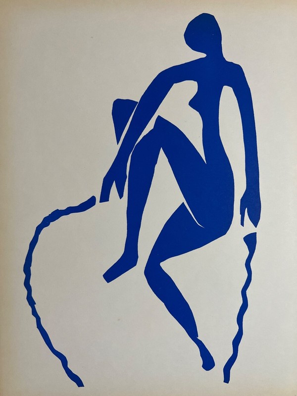 Henri Matisse «Nus Bleus VIII » Original 1958 Mourlot Lithograph