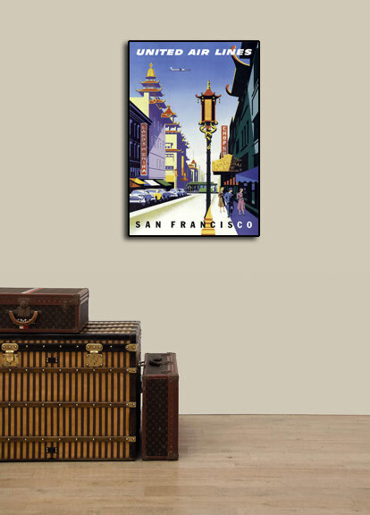 1964 “San Francisco” Vintage Style Chinatown Travel Poster - 16x24 gallery