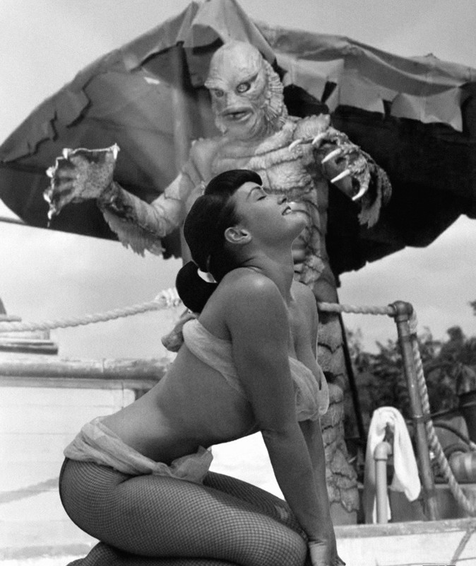 «The Creature Meets Bettie Page» by Jason Patterson