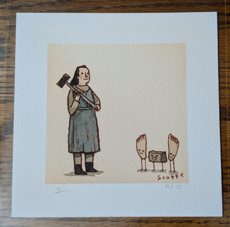 Scott C. Campbell – Horror – Stephen King – Misery (1990) – Art Print