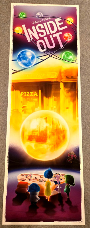 Disney’s Inside Out Limited Ed Art Print – Ben Harman x/100 BNG not Mondo
