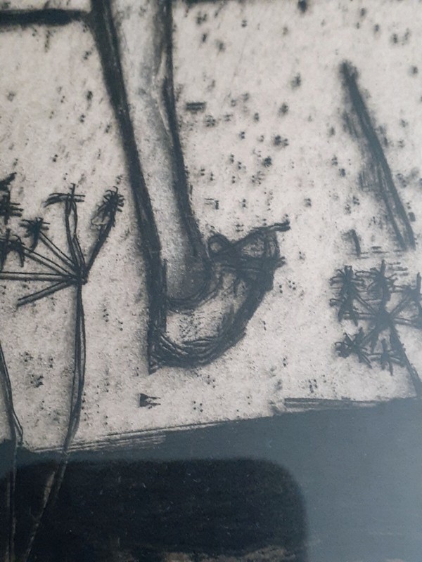 Original Jody Klein etching "Fantasy", 21 by 17 inches gallery