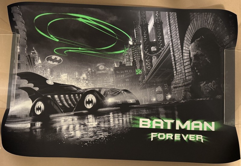 Batman Forever Glow in the Dark Variant 36×24 Matt Ferguson Art Print LTD 175