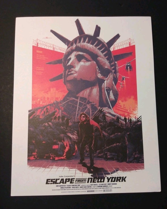Escape from New York Movie print 10 x 8
