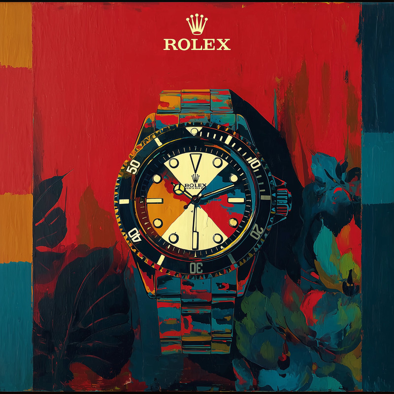 Rolex Watch Pop Art 24×24 Giclée Art Print Ltd 1/25 Signed COA Rombley Y3