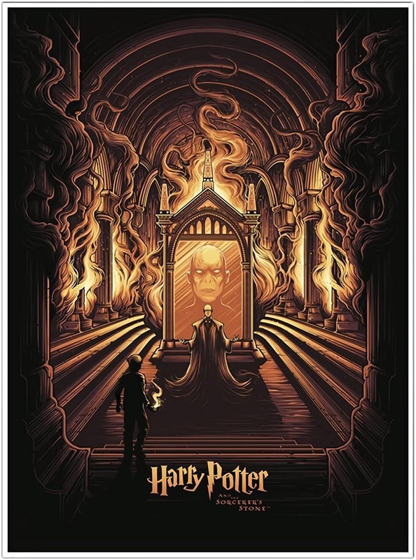 Harry Potter «The Mirror of Erised» Dan Mumford Print Art Poster Sold Out – MINT
