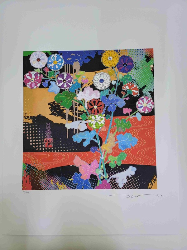 Takashi Murakami Litography off set cm 50×65 certified