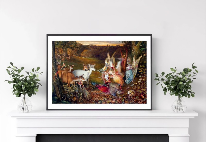 Art print The Enchanted Forest by Fitzgerald giclee poster gallery wall Art gallery
