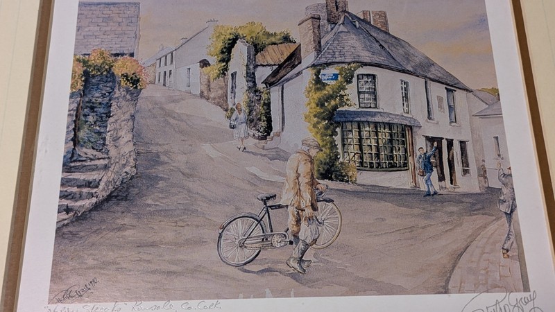 Philip Gray COASTLINES OF IRELAND Print "Narrow Streets" Kinsale Cork 14" x 16" gallery