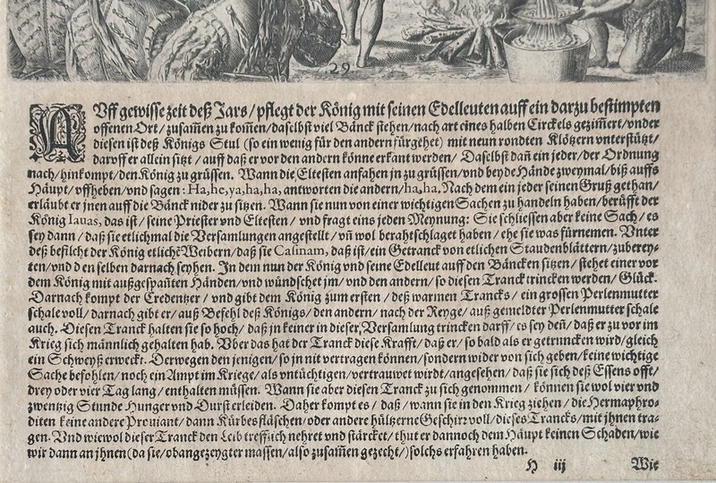 Theodore de Bry engraving Proceedings of the Floridians Timucua Florida gallery