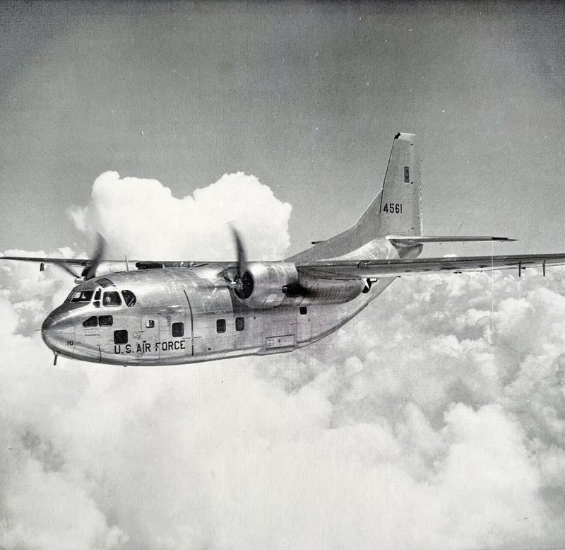 Fairchild C-123 Assault Transport War Plane 1950-60s US Air Force Print DWCC8