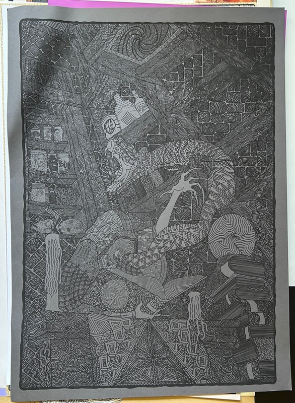 Snake 2017 Art Print SCRATCH & DENT