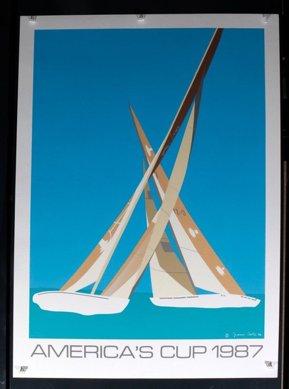 Franco Costa – America’s Cup 1987- Silkscreen – 1986 – Unsigned – Unlimited