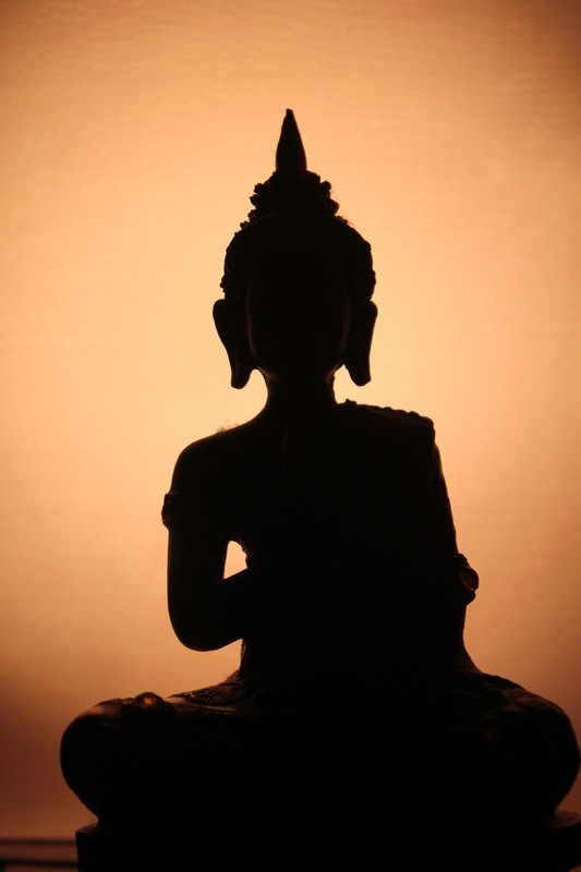 Artographie - Buddha Statue Shadow - Art Print on Paper or Canvas gallery