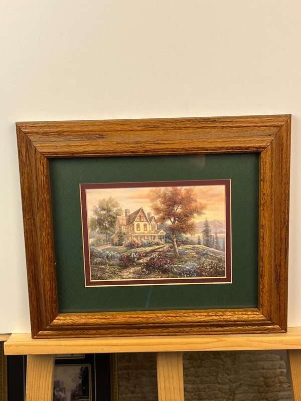 "Emerald Bay Bluff" Print, Beautiful Frame, By Carl Valente