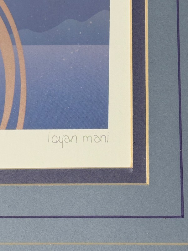 Ioyan Mani Maxine Noel Moon Maiden Framed Print Indigenous Art 13.5 x 17 gallery