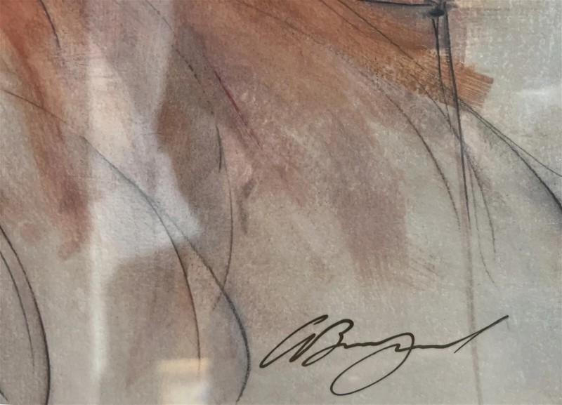 GARY BENFIELD "PRECIOUS MOMENT" SERIOLITHOGRAPH ON DELUXE PAPER W COA gallery