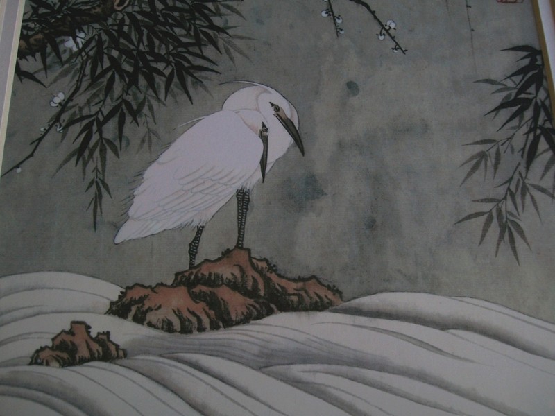 Chinese Asian Birds Nature Prints Signed Numbered Custom Framed gallery