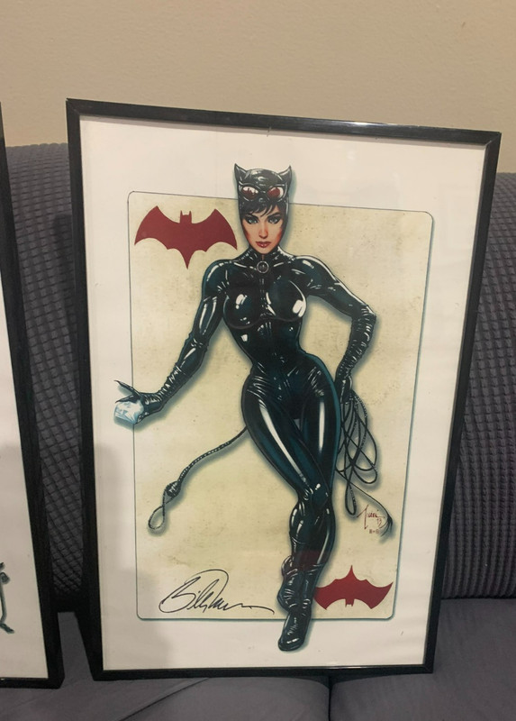 DC Comics POISON IVY , CATWOMAN GOTHIC CITY SIRENS Art Print 17x11" Tucci Signed gallery