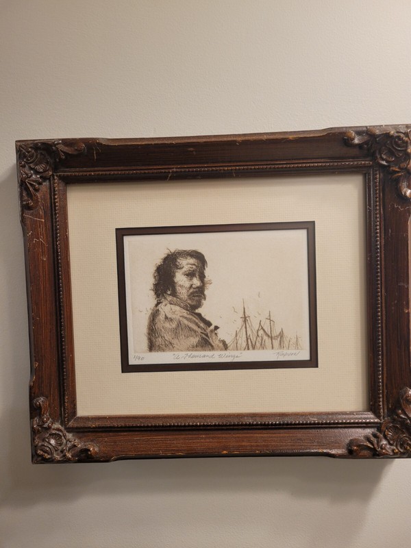 Dale Rayburn Rare 1960s Etching Number 1/90