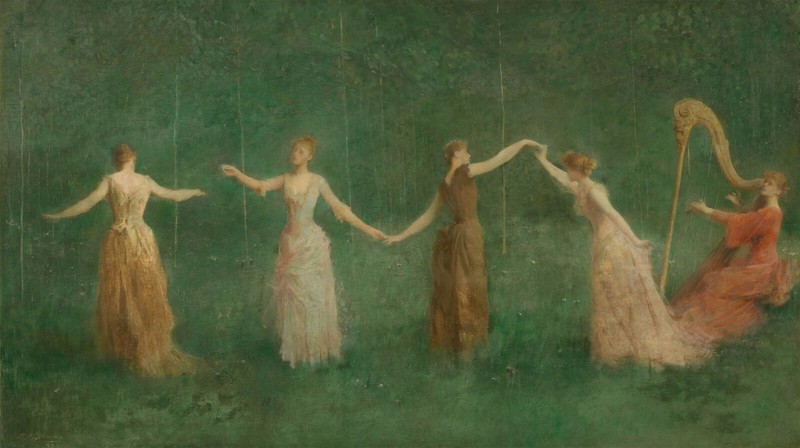 Thomas Wilmer Dewing : «Summer» (1890) — Giclee Fine Art Print