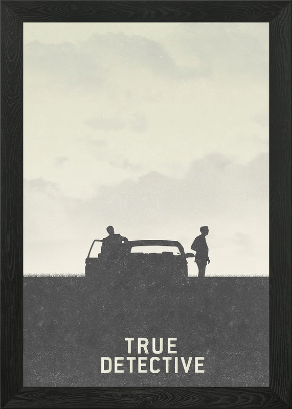 True Detectives Framed Wall Art Poster Canvas Print Picture