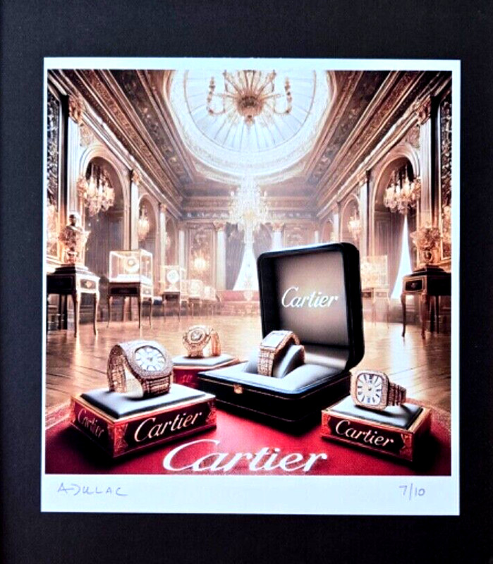 ALEXANDER DULAC + CARTIER SPIRIT Hand Signed Authentic Print LtdEd of 10 COA gallery