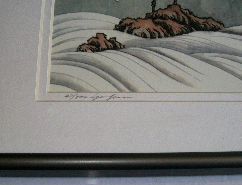 Chinese Asian Birds Nature Prints Signed Numbered Custom Framed gallery