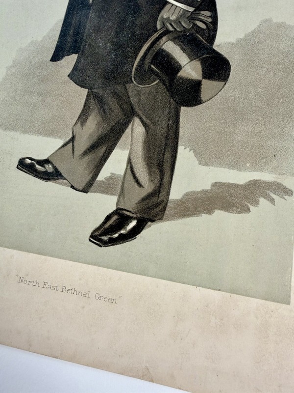 Original 1897 Vanity Fair Spy Print North East Bethnal Green Antique Caricature gallery