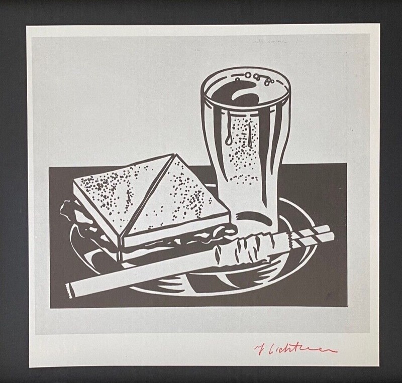 Roy Lichtenstein | Vintage 1970 Signed Framed Print Ready to Hang gallery