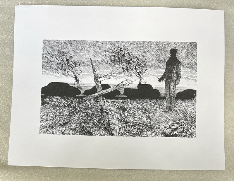 Stephen King – Dark Man (Cemetery Dance, Glenn Chadbourne Print) Randall Flagg