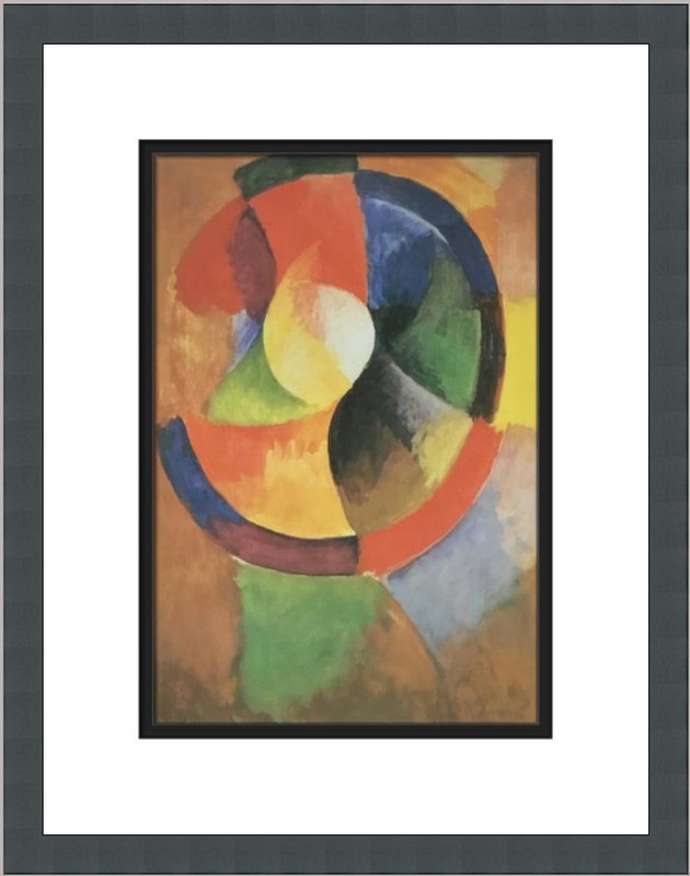 Robert Delaunay Circular Forms Custom Framed Print