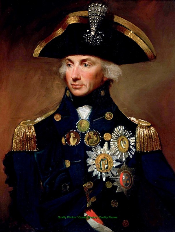 Rear Admiral Sir Horatio Nelson 8.5×11″ Photo Print Lemuel Abbott Military Art