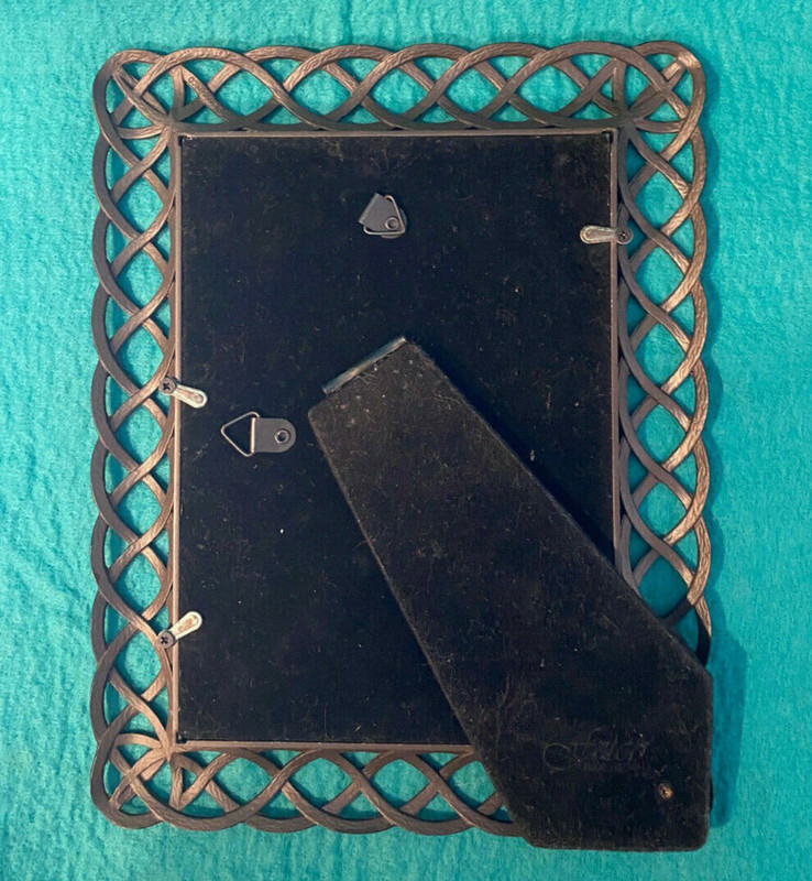 VTG Charles Trevor Garland The Love Letter Victorian Art Picture Cast Iron Frame gallery