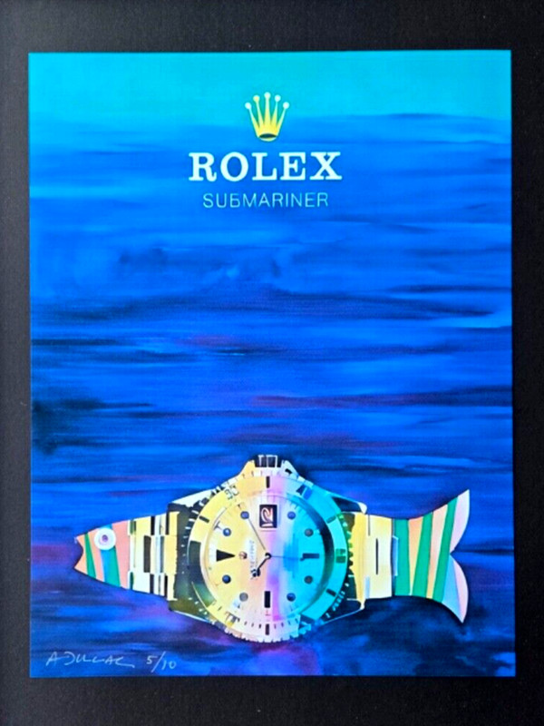 🔥ALEXANDER DULAC MY SUBMARINER Hand Signed Authentic Print Ed of 10 COA gallery