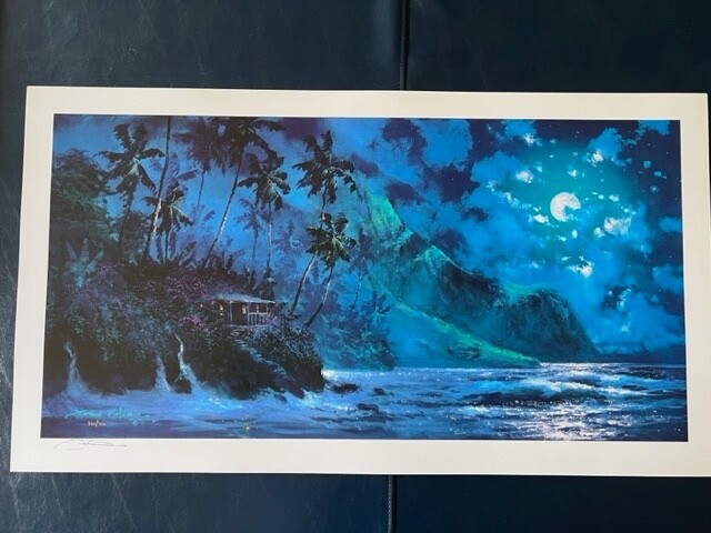 James Coleman ARTIST PROOF  Number 31/75 Limited Edition Litho ~ Ocean Paradise gallery