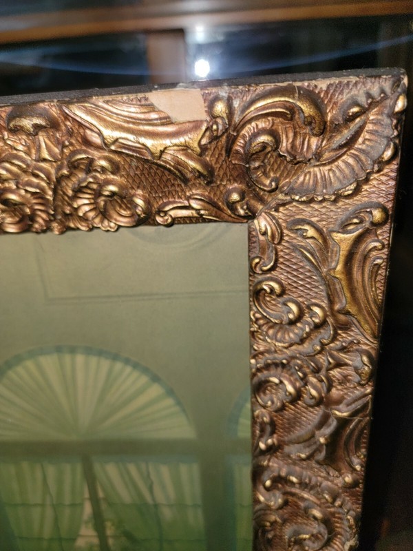 Morning Melodies Framed Print R Brownell McGrew Gold Guilt Frame Estate Find gallery