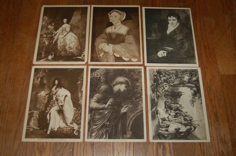 The Mentor Association 6 Antique Art Prints – 9 1/2” X 7” Lot E