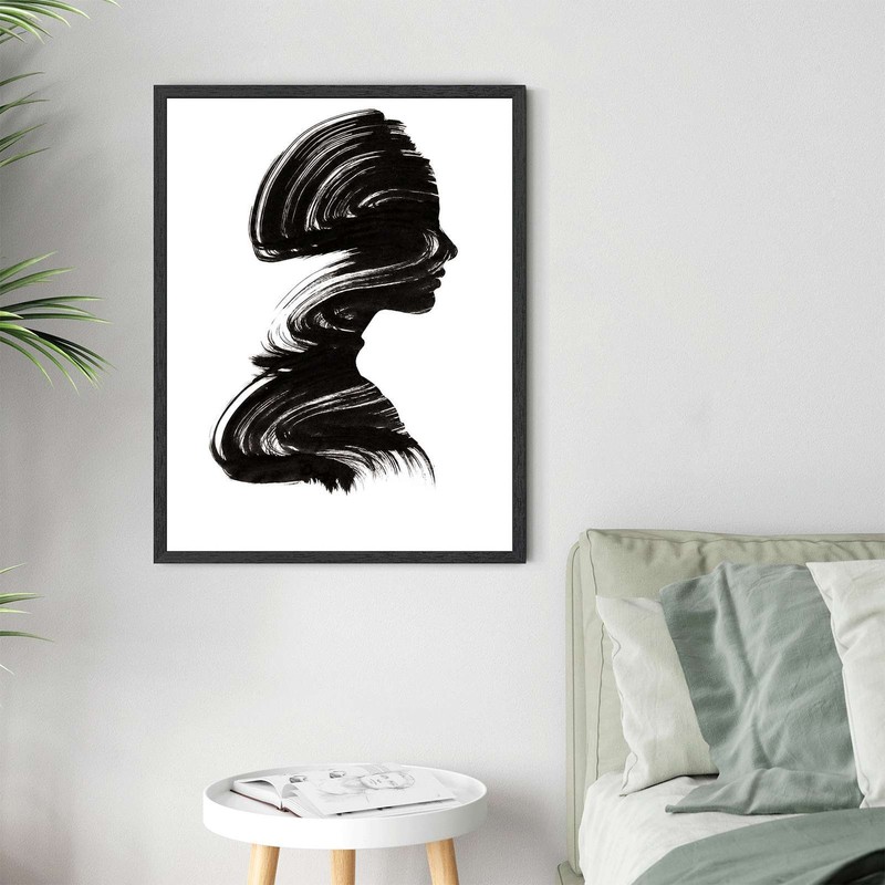 Abstract Female Silhouette Wall Art Canvas Oil Paintings Reproduction gallery