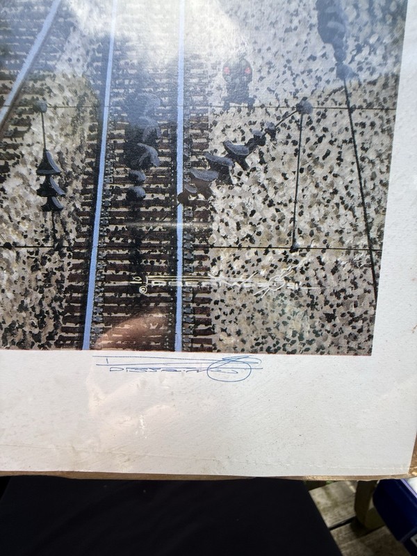 1991 SIGNED Robert West Washington Terminal 1951 Print gallery