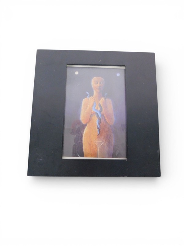 Vintage Framed Goddess Serpent Art Print Cris Fulton Pomegranate gallery