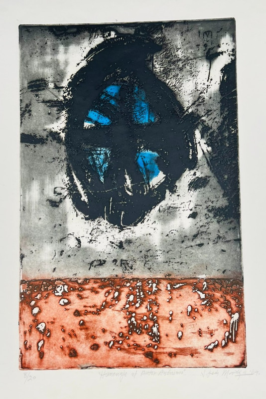 🎨 Abstract Graphic 1969 “Homenaje al Pintor Anónimo” Signed 8/20