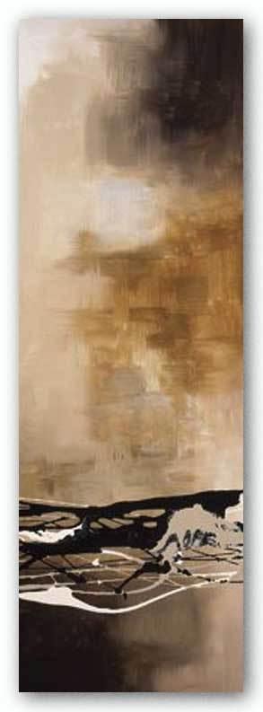 ABSTRACT ART PRINT Tobacco and Chocolate III Laurie Maitland