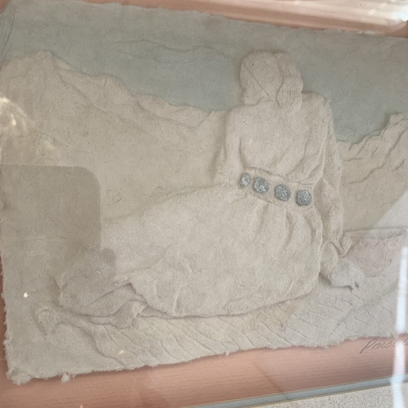 Native American Woman Pueblo “Repousse” PRINT Southwest Landscape Priscilla sign gallery