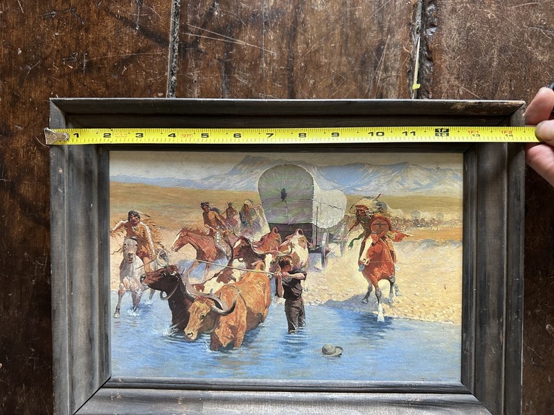 The Emigrants By Fredric Remington Framed Print Western Artwork Cowboys Indians gallery