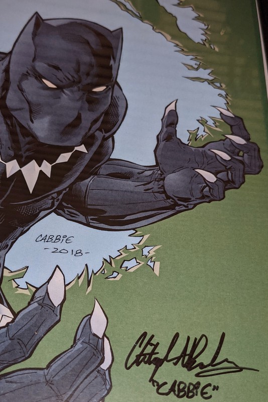 "King of Wakanda" Black Panther Art Print | Signed & Framed MCU Marvel Avengers gallery