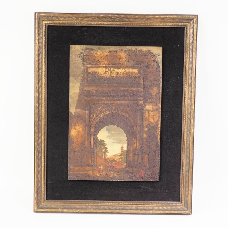 Arch of Titus Vintage Large Artini Engraving #404 19×24