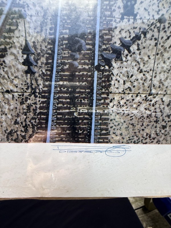 1991 SIGNED Robert West Washington Terminal 1951 Print gallery