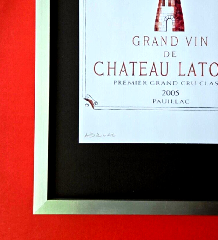 🔥ALEXANDER DULAC | CHATEAU LATOUR Hand Signed Authentic Print Ed. of 10 gallery